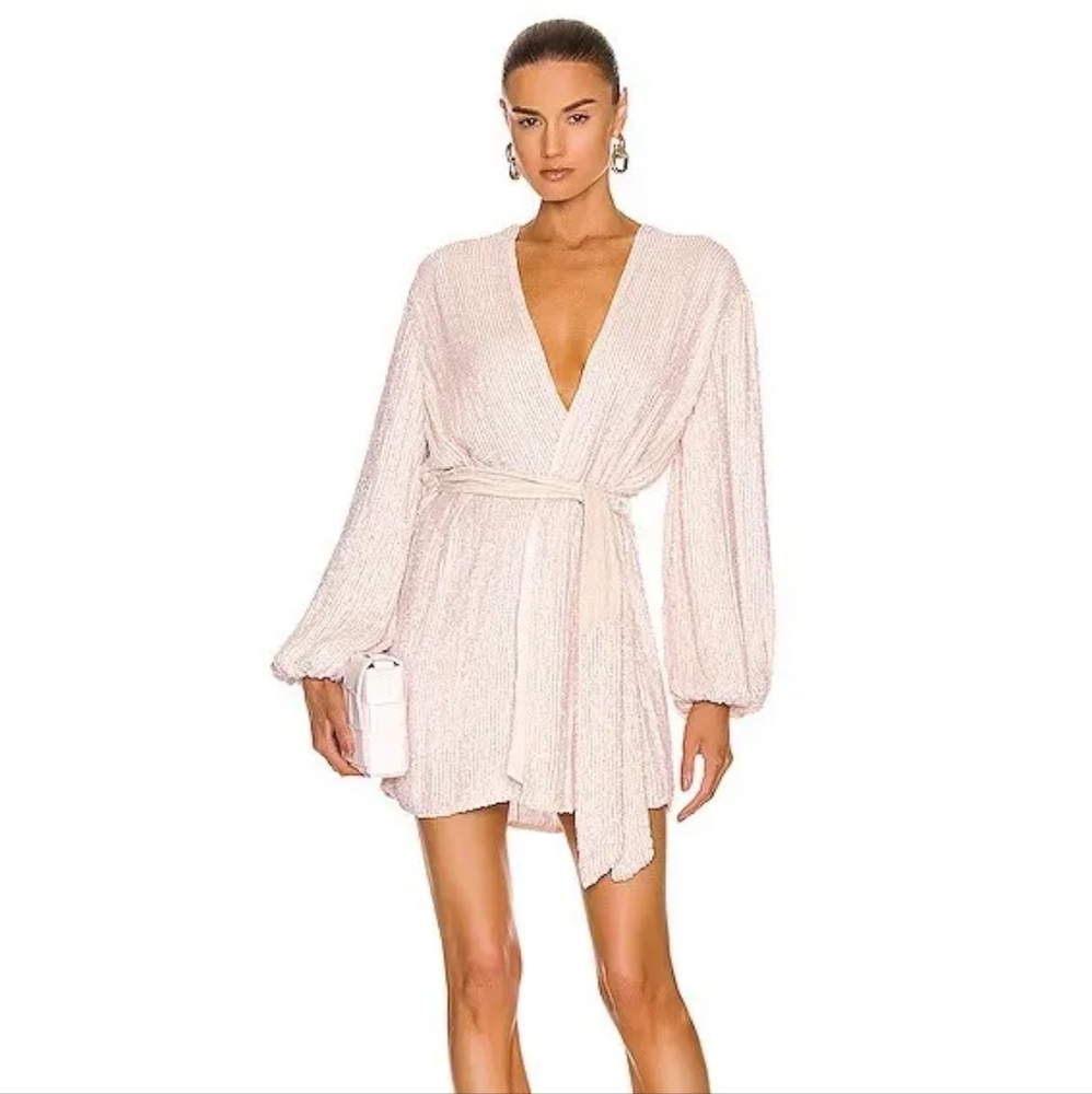 Retrofete Gabrielle robe dress in white